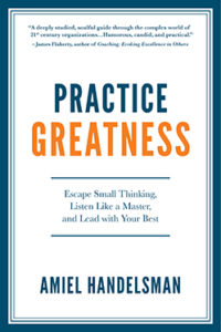 Interview about my first book, Practice Greatness